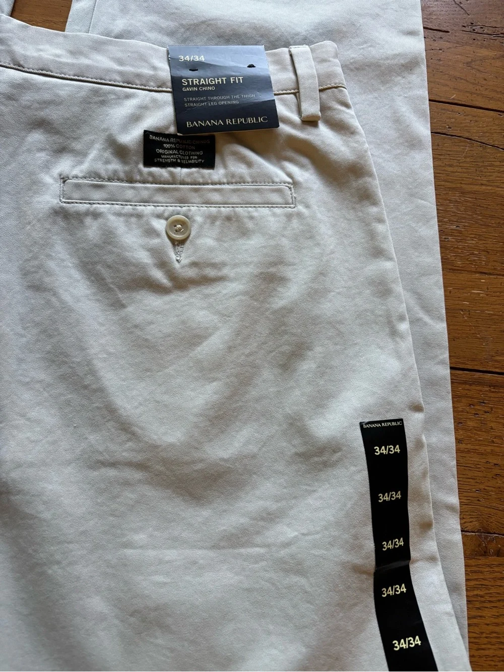 Banana Republic Light Khaki Men's Chinos NWT